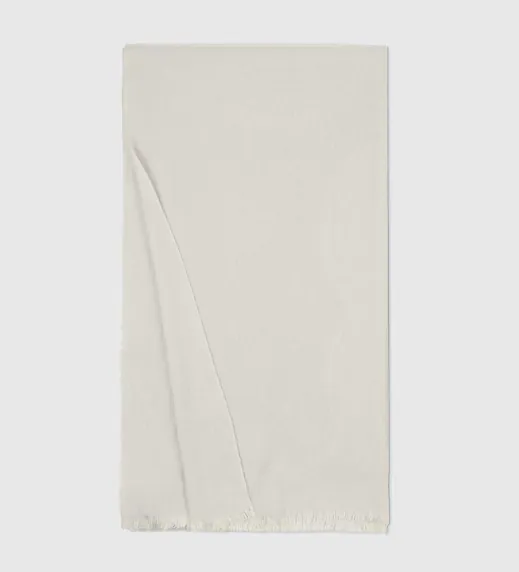 Silk Frayed Edge Scarf